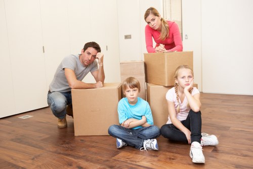 Local packing and boxes service materials ready for a West London move