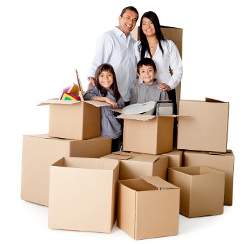 Careful box labelling and packing for a local move in Holland Park